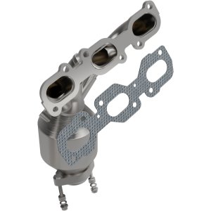 Ford Escape Catalytic Converter - Magnaflow - Direct-Fit + Integrated Exhaust Manifold - `10-`12