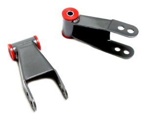 Ford F-150 Shackle Kit - Rear - Maxtrac - 2 in. Lowering - Grey - `04-`14 Ford F-150 Shackle Kit - Rear - Maxtrac - 2 in. Lowering - Grey - `04-`14