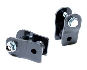 Ford F-250 Shock Extenders - Front - Maxtrac - Gunmetal Grey - Powder Coated Grey - `05-`19