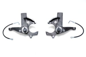 Chevrolet S-10 Suspension Lift Kit - Front - Maxtrac - 3in Lift Spindles with Extended DOT Compliant Brake Lines - `82-`04