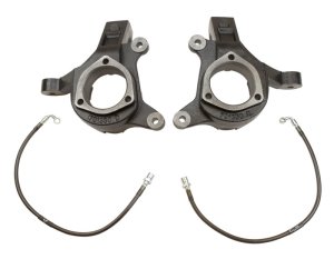 GMC C1500 Suspension Lift Kit - Front - Maxtrac - Axle Spindle 3 in. Lift w/Extended Brake Lines - `07-`16 GMC C1500 Suspension Lift Kit - Front - Maxtrac - Axle Spindle 3 in. Lift w/Extended Brake Lines - `07-`16
