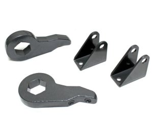 GMC 1500HD Suspension Lift Kit - Front - Maxtrac - 1-3 in. Lift, Torsion Keys, Shock Extenders - `01-`10