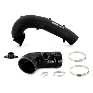 Honda Civic Type R Performance Air Intake - Mishimoto - Turbo Inlet Pipe Upgrade Kit - Black - `17-`21
