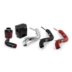 Ford Fiesta ST Performance Air Intake - Mishimoto - MMAI-FIST-14WRD - Wrinkle Red - `14-`15