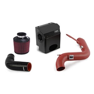 Ford Fiesta ST Performance Air Intake - Mishimoto - MMAI-FIST-14WRD - Wrinkle Red - `14-`15