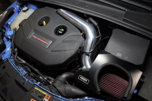 Ford Focus Performance Air Intake - Mishimoto - Wrinkle Nitrous Blue - `16-`18