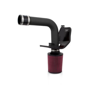 Subaru WRX STI Performance Air Intake - Mishimoto - Cold Air, Mandrel-Bent Pipe with MAF Housing, Free-Flowing Filter - Wrinkle Black - 2010