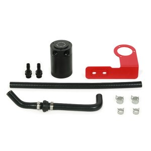 Honda Accord Baffled Oil Catch Can Kit - Mishimoto - Direct Fit - Red Bracket - `18-`22