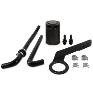 Honda Accord Baffled Oil Catch Can Kit - PCV Side - Mishimoto - Black - `18-`22