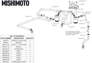 Ford F-150 Baffled Oil Catch Can Kit - Mishimoto - Dual-can Setup - Clear - `18-`20