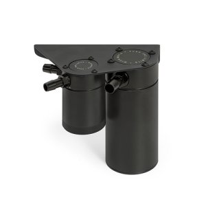 Ford F-150 Baffled Oil Catch Can Kit - Mishimoto - Dual-can setup - Black - `15-`16 Ford F-150 Baffled Oil Catch Can Kit - Mishimoto - Dual-can setup - Black - `15-`16