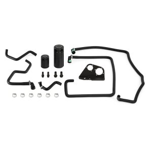 Ford F-150 Baffled Oil Catch Can Kit - Mishimoto - Dual-can Setup - `17-`20