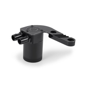 BMW M2 Baffled Oil Catch Can Kit - Mishimoto - 2-Port Compact Baffled, Color-Matched Black Sapphire - Black Sapphire Metallic - `19-`20