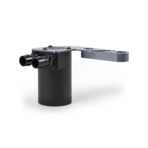 BMW M2 Baffled Oil Catch Can Kit - Mishimoto - 2-Port Compact, Color-Matched Bracket - Frozen Dark Gray - `19-`20
