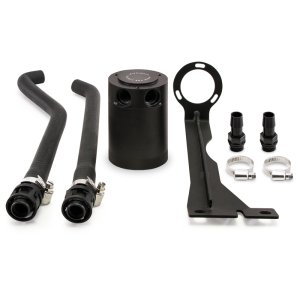 Ford Fiesta ST Baffled Oil Catch Can Kit - Mishimoto - 2-Port Compact - Black - `14-`19
