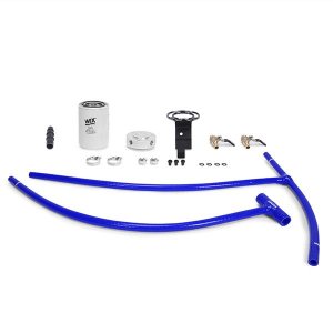 Ford F-250 Super Duty Coolant Filtration Kit - Mishimoto - Mishimoto MMCFK-F2D-03BL - Blue - `03-`07