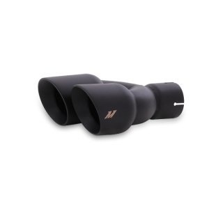 Ford Fiesta ST Performance Exhaust - Mishimoto - Cat Back, Resonated, 2.5in Stainless Steel - Black Tips - `14-`16