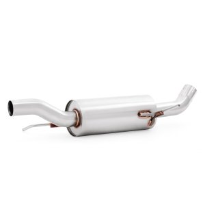 Ford Fiesta ST Performance Exhaust - Mishimoto - Cat-back, Resonated - Burnt Titanium - `14-`16