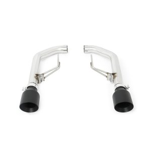 Ford Mustang Performance Exhaust - Rear - Mishimoto - Axle-back w/ Black Tips - Black - `15-`17