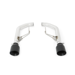 Ford Mustang Performance Exhaust - Rear - Mishimoto - Axle-back w/ Black Tips - Black - `15-`17