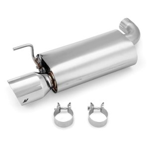 Ford Mustang Performance Exhaust - Rear - Mishimoto - Axle-back Exhaust Race with Polished Tips - Polished Tips - `15-`17