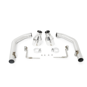 Ford Mustang Performance Exhaust - Rear - Mishimoto - Axle-back Exhaust Race with Polished Tips - Polished Tips - `15-`17