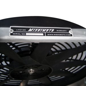 Mitsubishi Evolution Fan Shroud Kit - Mishimoto - Performance Aluminum - Polished Aluminum - `01-`07