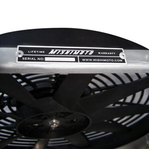 Mitsubishi Evolution Fan Shroud Kit - Mishimoto - Performance Aluminum - Polished Aluminum - `01-`07