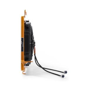 Subaru Impreza Fan Shroud Kit - Mishimoto - Plug-N-Play Performance Aluminum - Gold - `08-`15