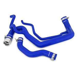 GMC Sierra 2500 HD Radiator Coolant Hose Kit - Mishimoto - Mishimoto 6.6L Duramax Silicone - Blue - `06-`10