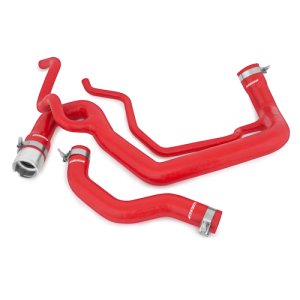 Chevrolet Silverado 2500 HD Radiator Coolant Hose Kit - Mishimoto - 6.6L Duramax Silicone - Red - `06-`10
