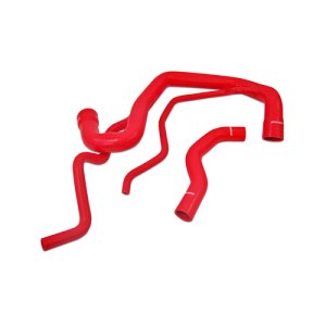 Chevrolet Silverado 3500 HD Radiator Coolant Hose Kit - Mishimoto - 6.6L Duramax Silicone - Red - `07-`10