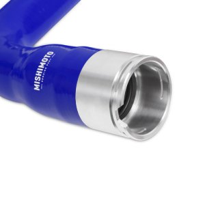 GMC Sierra 2500 HD Radiator Coolant Hose - Mishimoto - Silicone, 6.6L Duramax - Blue - `11-`16