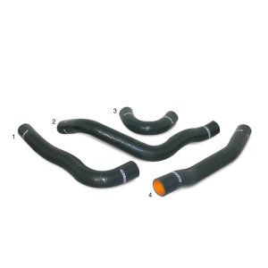 Mitsubishi Lancer Radiator Hose Kit - Mishimoto - Silicone - Black - `09-`14