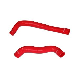 Ford F-350 Super Duty Radiator Coolant Hose Kit - Mishimoto - Silicone, Four layers of heat-resistant fibers - Red - `99-`01