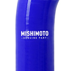 Ford F-350 Radiator Coolant Hose Kit - Lower - Mishimoto - Silicone Hose with CNC Metal Y-Fitting - Blue - `05-`07