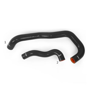 Ford F-450 Super Duty Radiator Coolant Hose Kit - Mishimoto - Silicone Coolant Hose Kit - Black - `06-`07