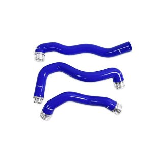 Ford Powerstroke Radiator Coolant Hose Kit - Mishimoto - Silicone - Blue - `08-`10
