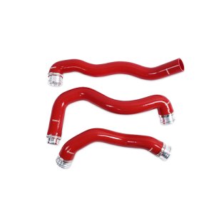 Ford Powerstroke Radiator Coolant Hose Kit - Mishimoto - Silicone - Red - `08-`10
