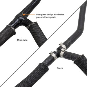 Ford Powerstroke Radiator Coolant Hose - Mishimoto - Silicone - `17-`19