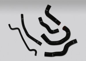 Ford Mustang Radiator Hose Kit - Mishimoto - Silicone - Black - `05-`06