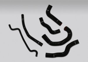 Ford Mustang Radiator Hose Kit - Mishimoto - Silicone - Black - `05-`06