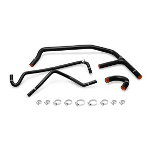 Ford Mustang Silicone Ancillary Hose Kit - Mishimoto - Radiator Coolant Hose Kit - Black - `15-`16