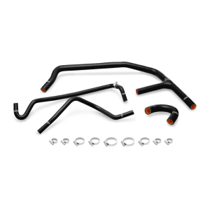 Ford Mustang Silicone Ancillary Hose Kit - Mishimoto - Radiator Coolant Hose Kit - Black - `15-`16