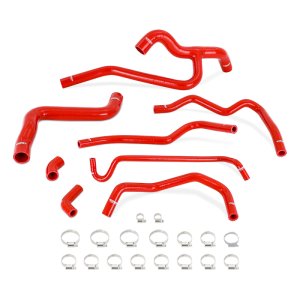 Ford Mustang Silicone Radiator & Heater Hose Kit - Mishimoto - Red - `05-`10