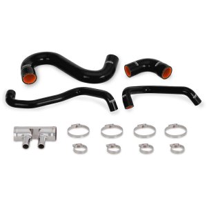 Ford Mustang Radiator Hose Kit - Lower - Mishimoto - Silicone - Black - `15-`17