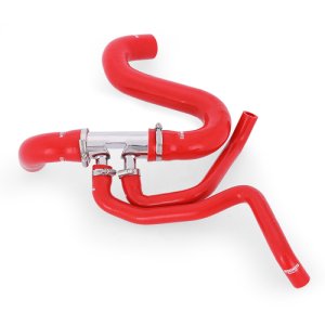 Ford Mustang Radiator Hose Kit - Lower - Mishimoto - Silicone with Heat-Resistant Fibers - Red - `15-`17