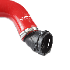 Ford Mustang Radiator Hose - Upper - Mishimoto - Silicone - Red - `15-`17