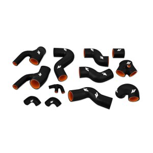 Audi S4 Radiator Coolant Hose Kit - Mishimoto - Silicone Turbo - Black - `97-`02 Audi S4 Radiator Coolant Hose Kit - Mishimoto - Silicone Turbo - Black - `97-`02