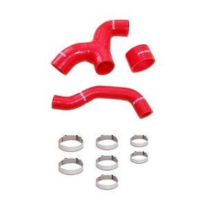 Subaru Impreza Intercooler Hose - Mishimoto - Silicone - Red - `01-`05
